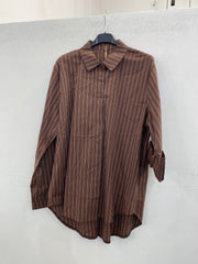 Camicia oversize a righe 50320