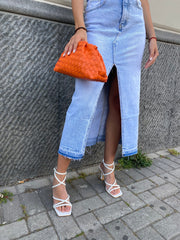 Longuette in denim