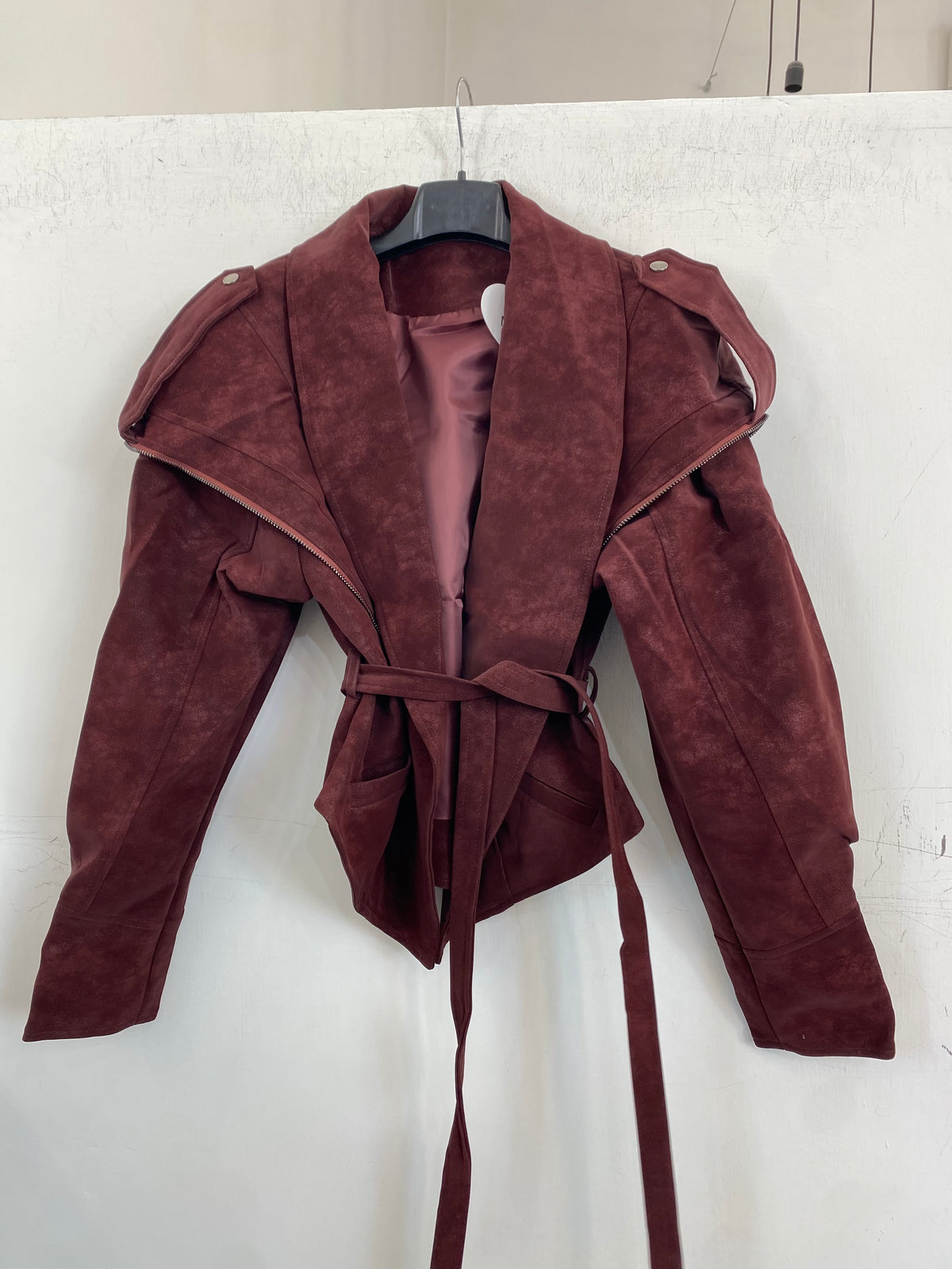 Jacket modello chiodo oversize 9206