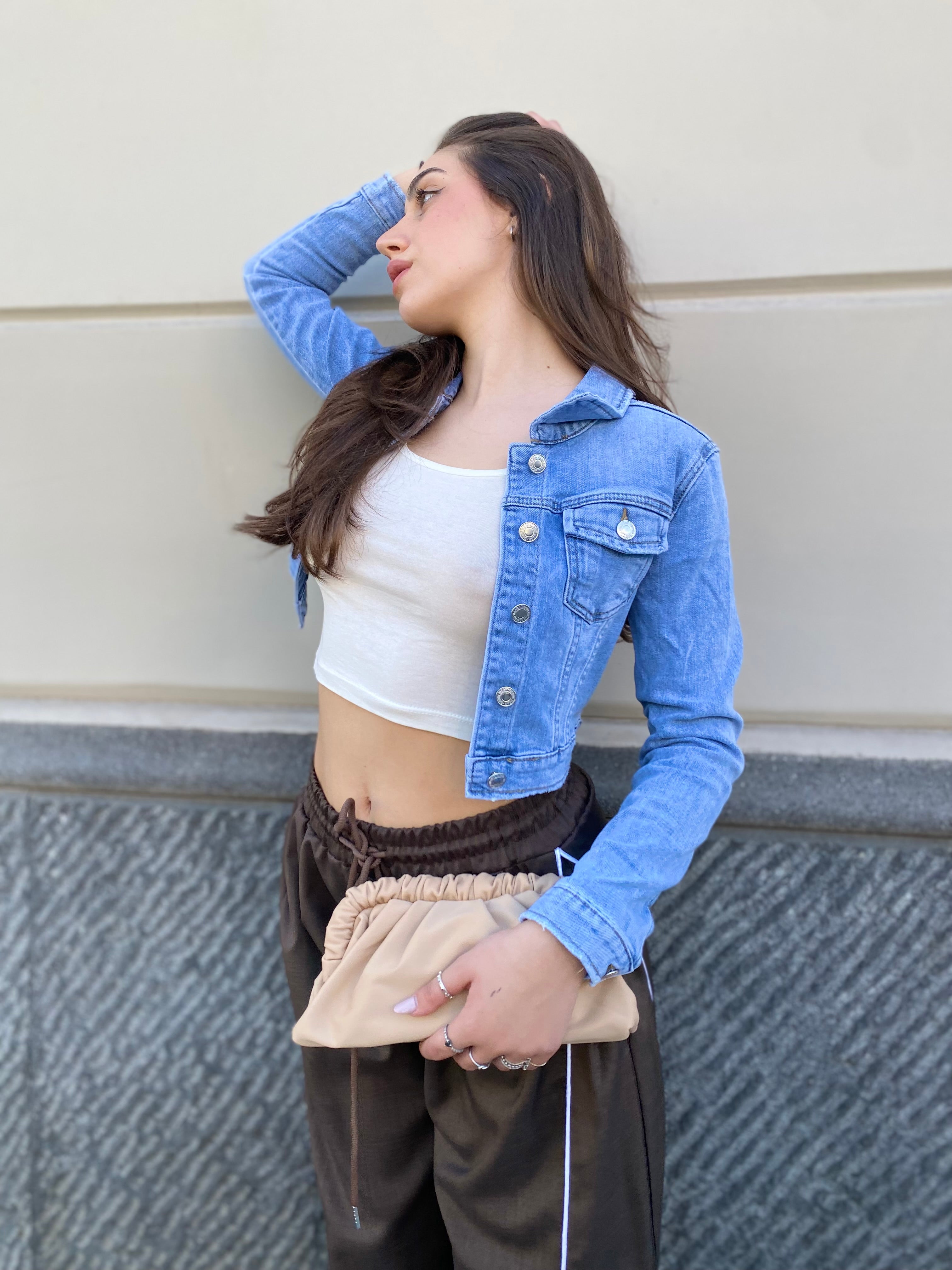 Jacket jeans crop