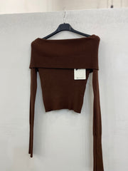 Maglione con scollo a barca 9068