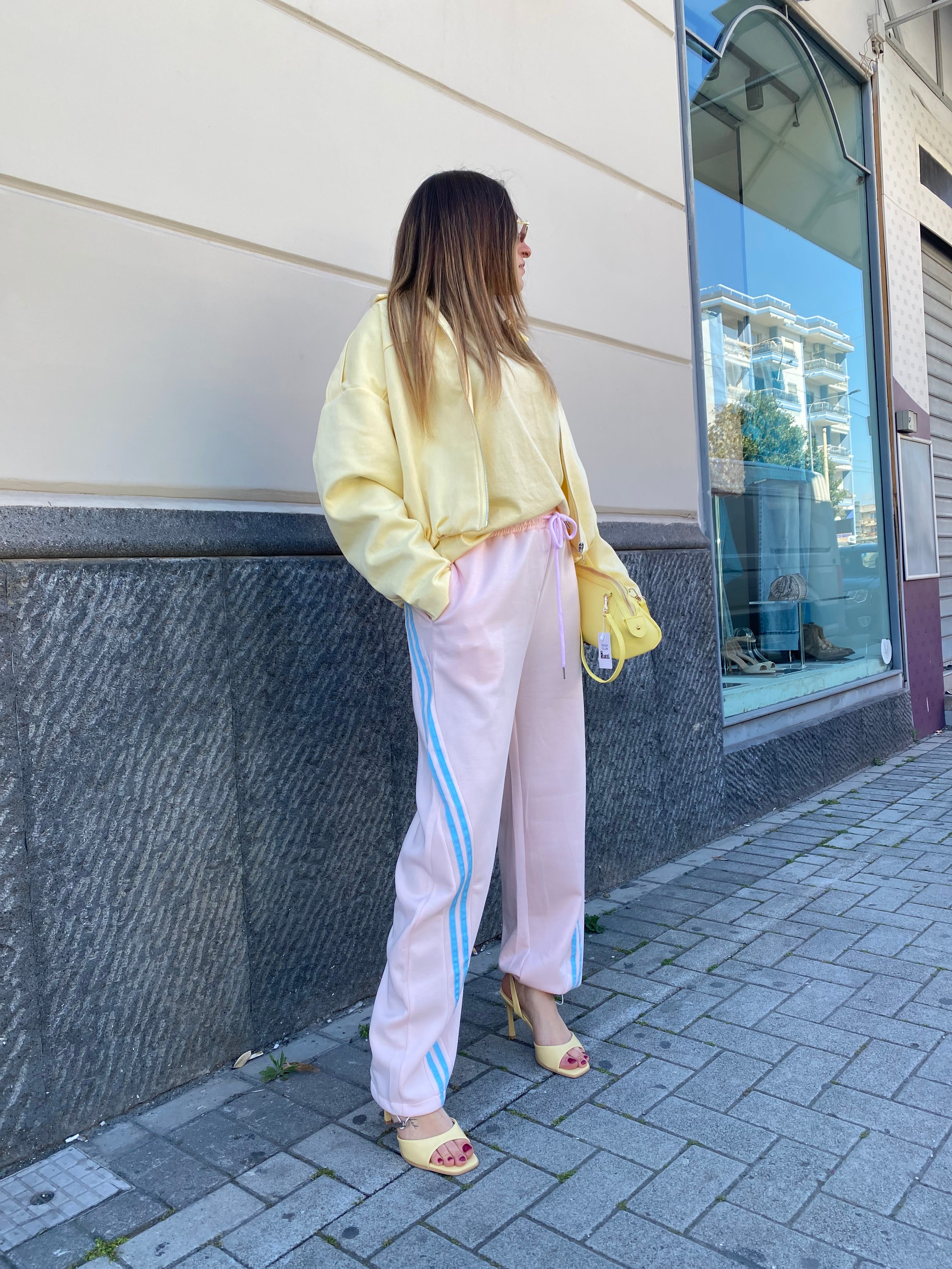 Pantalone con strisce 7906