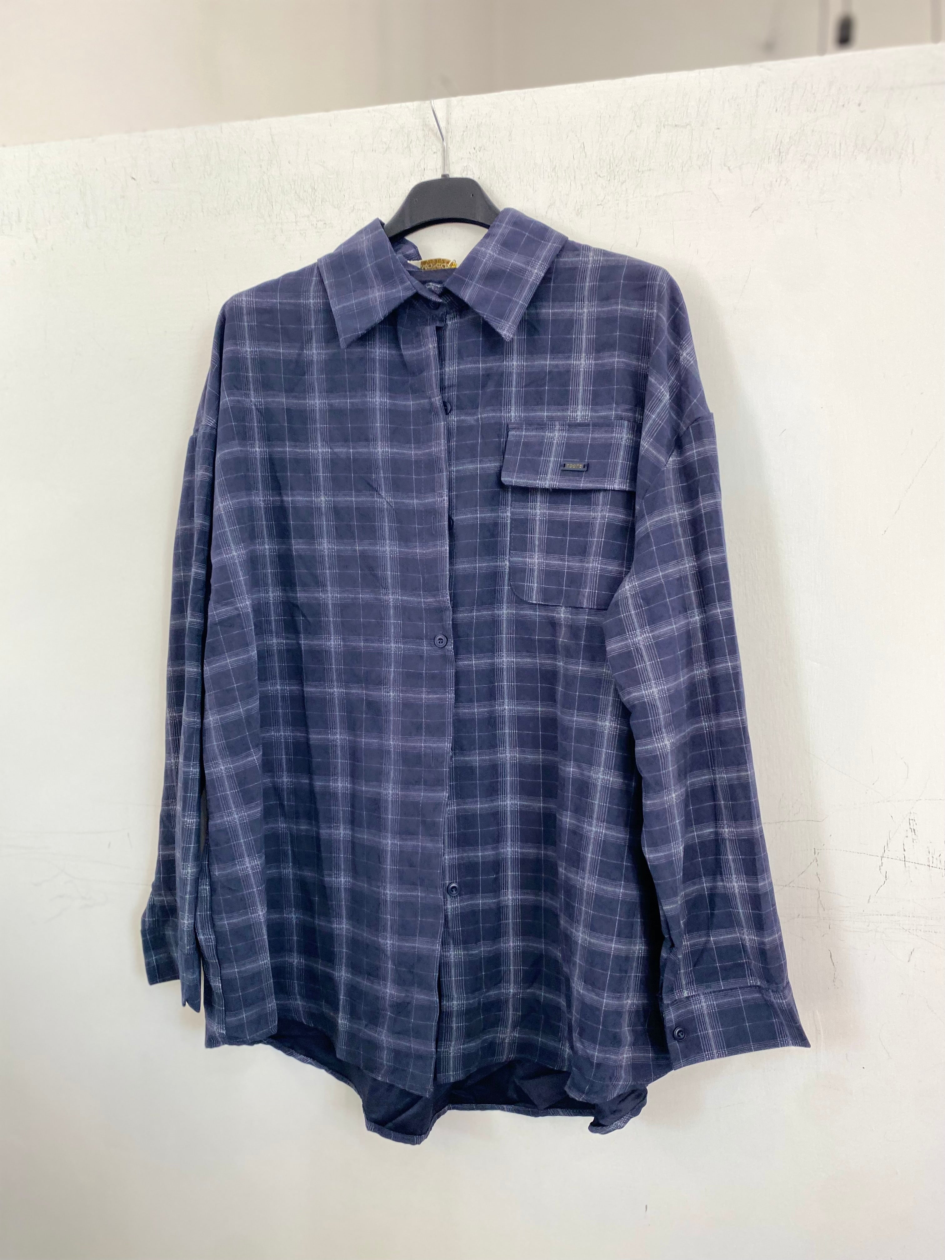 Camicia check oversize 51338