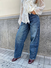 Jeans balloon sabbiato 5001