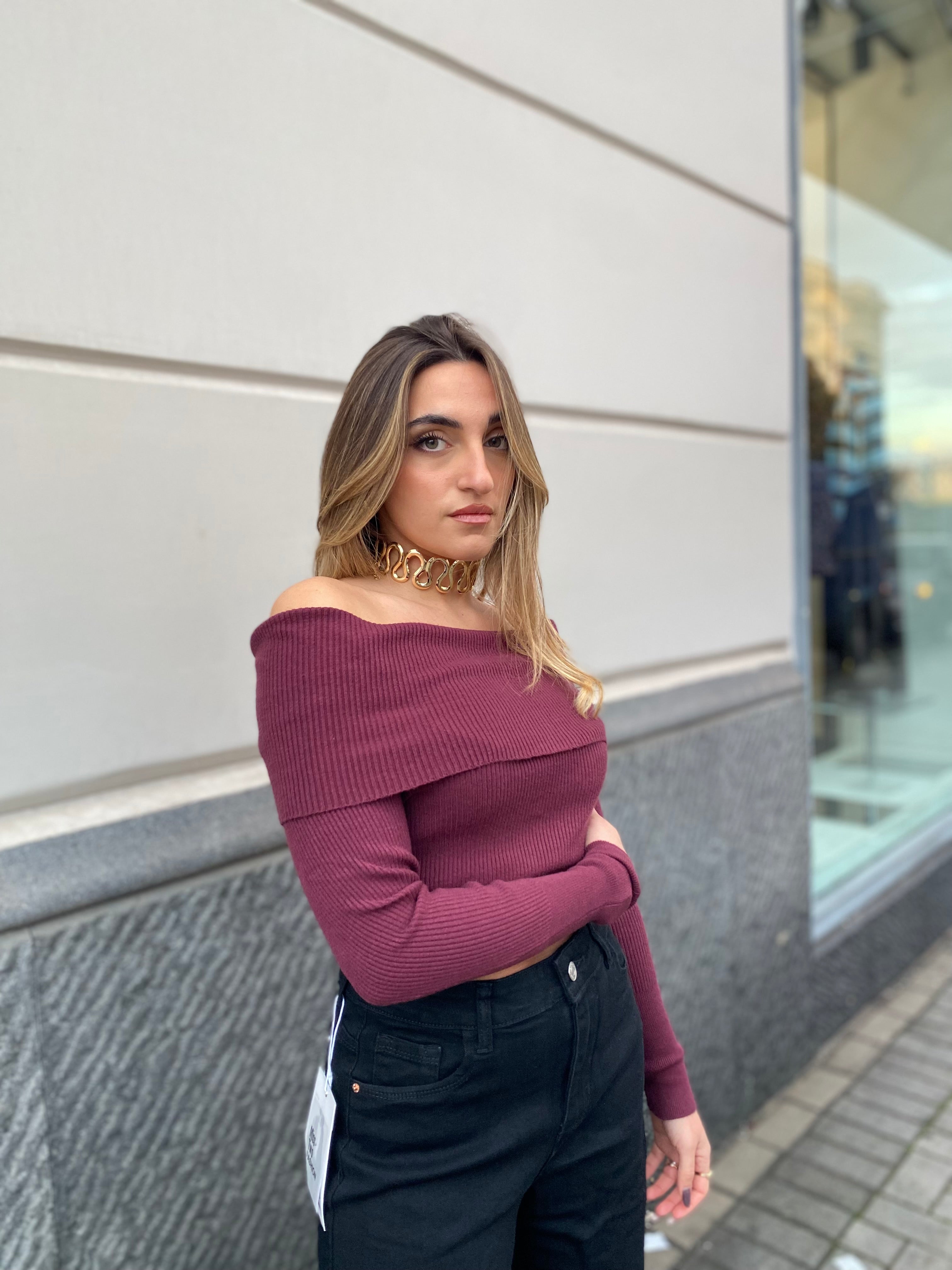 Maglioncino in filo a costine 2019