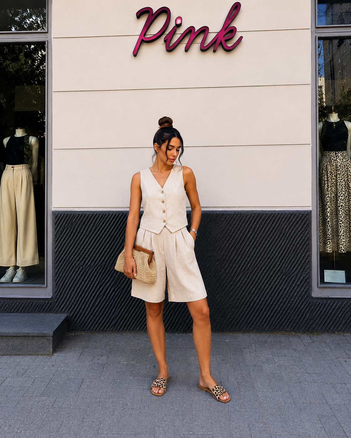 Completo in lino 61557