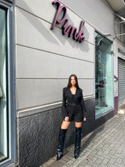 Tutina blazer con cintura 618