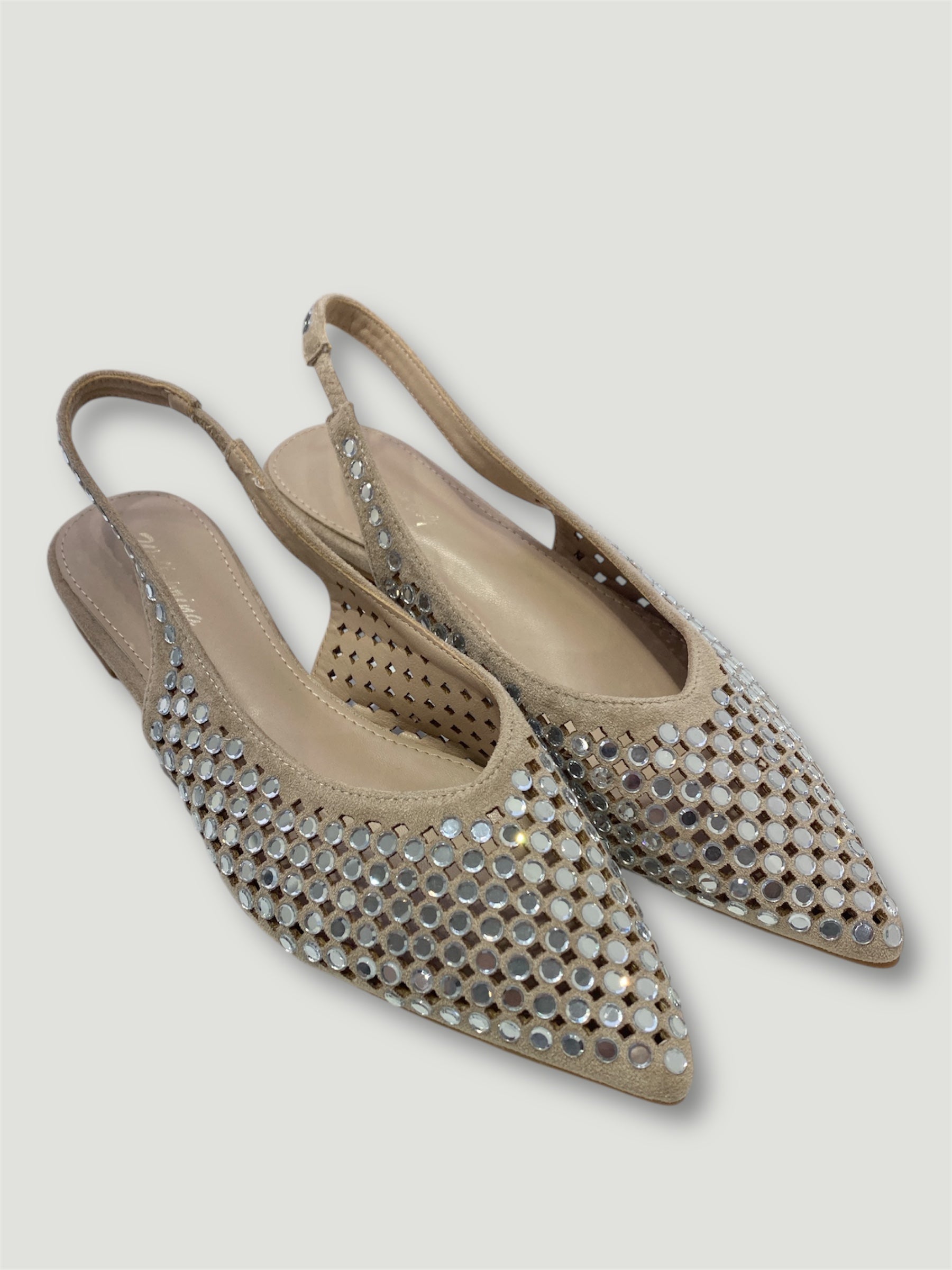 Flat bassa con paillettes H152