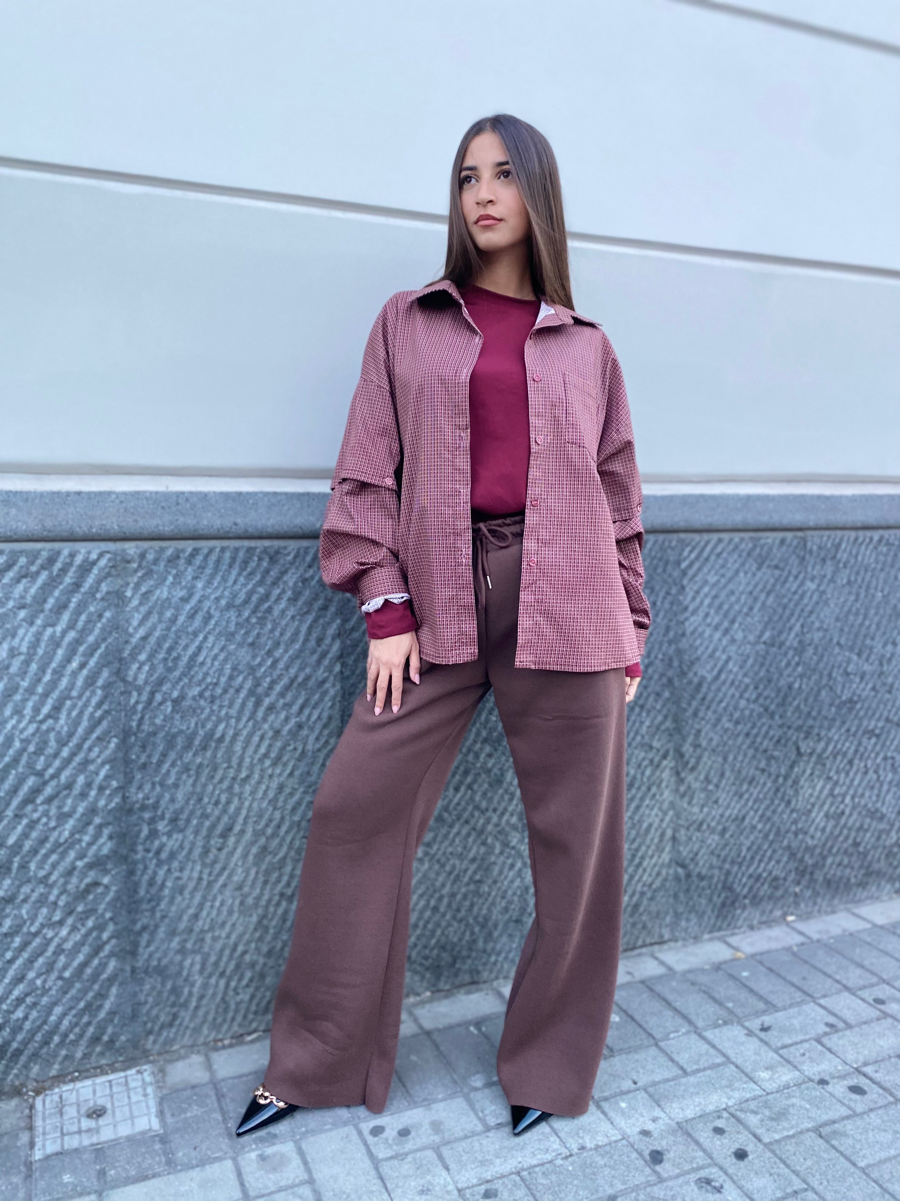 Pantalone di tuta a palazzo 32290