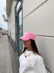 Cappello New York Pink