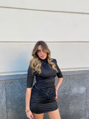 Abito corto con spalline 27420