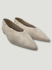 Flat basse in camoscio 5201