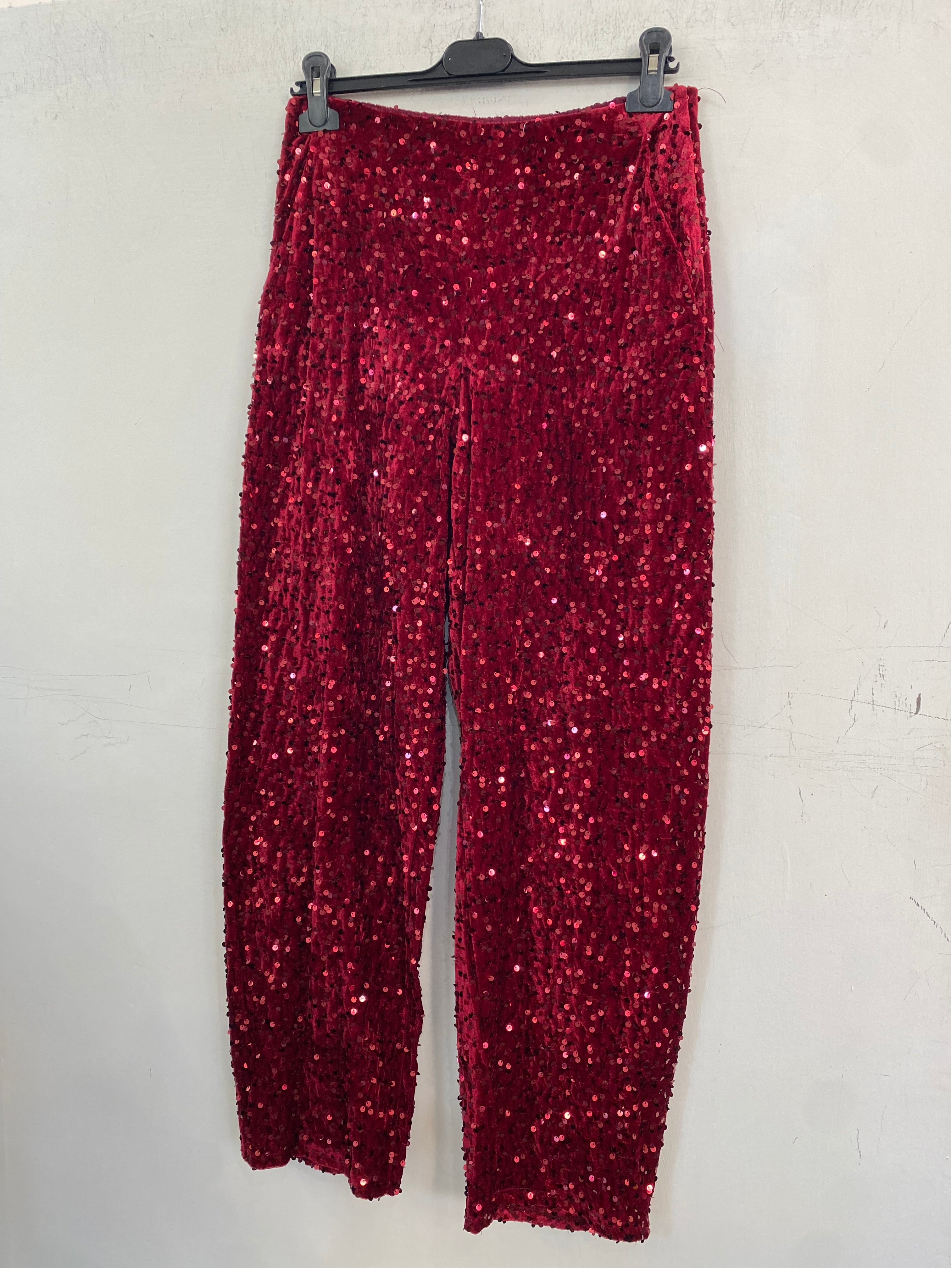 Pantalone balloon in paillettes 90510