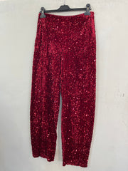 Pantalone balloon in paillettes 90510