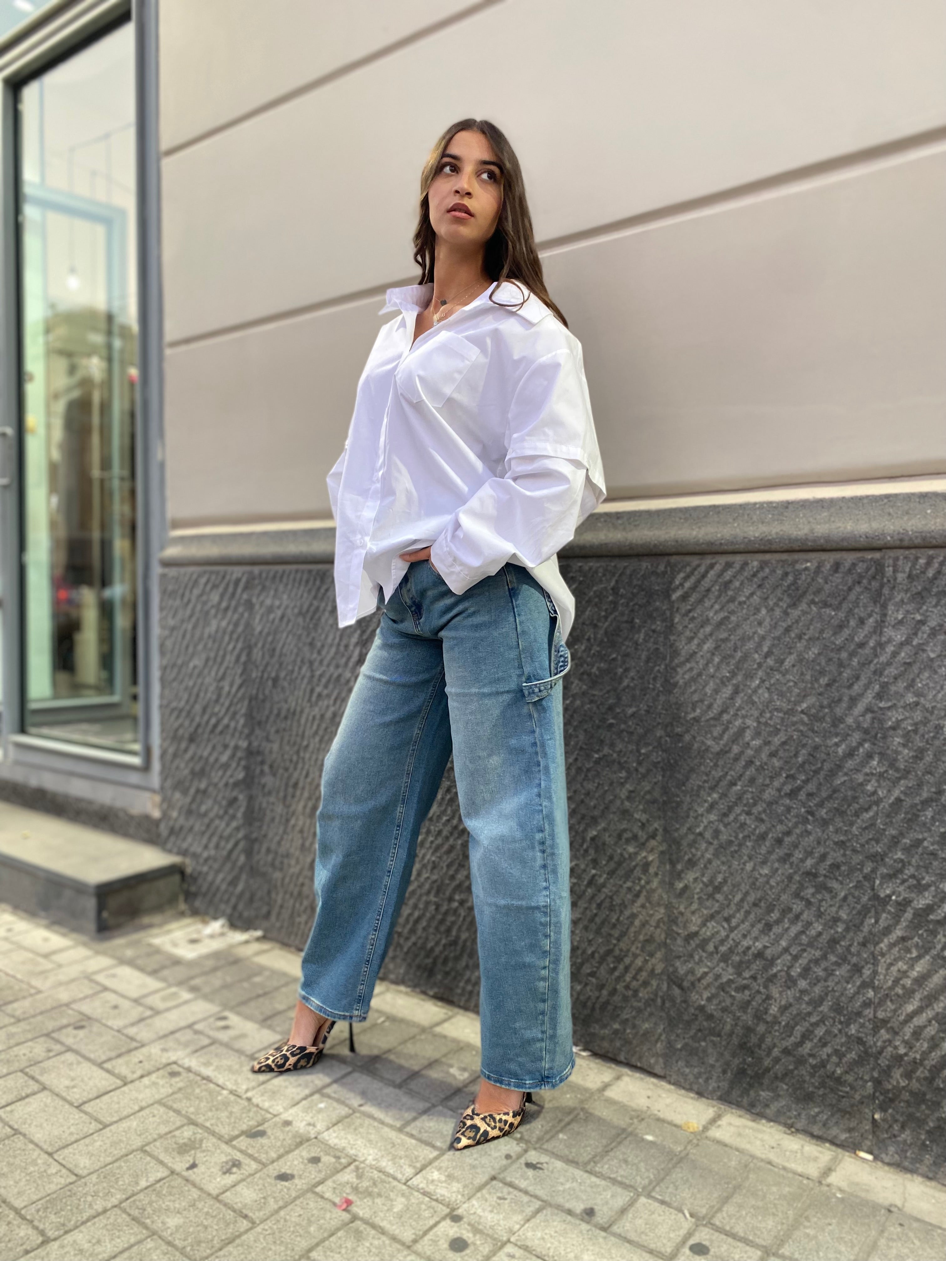 Camicia con manicotti oversize 2640