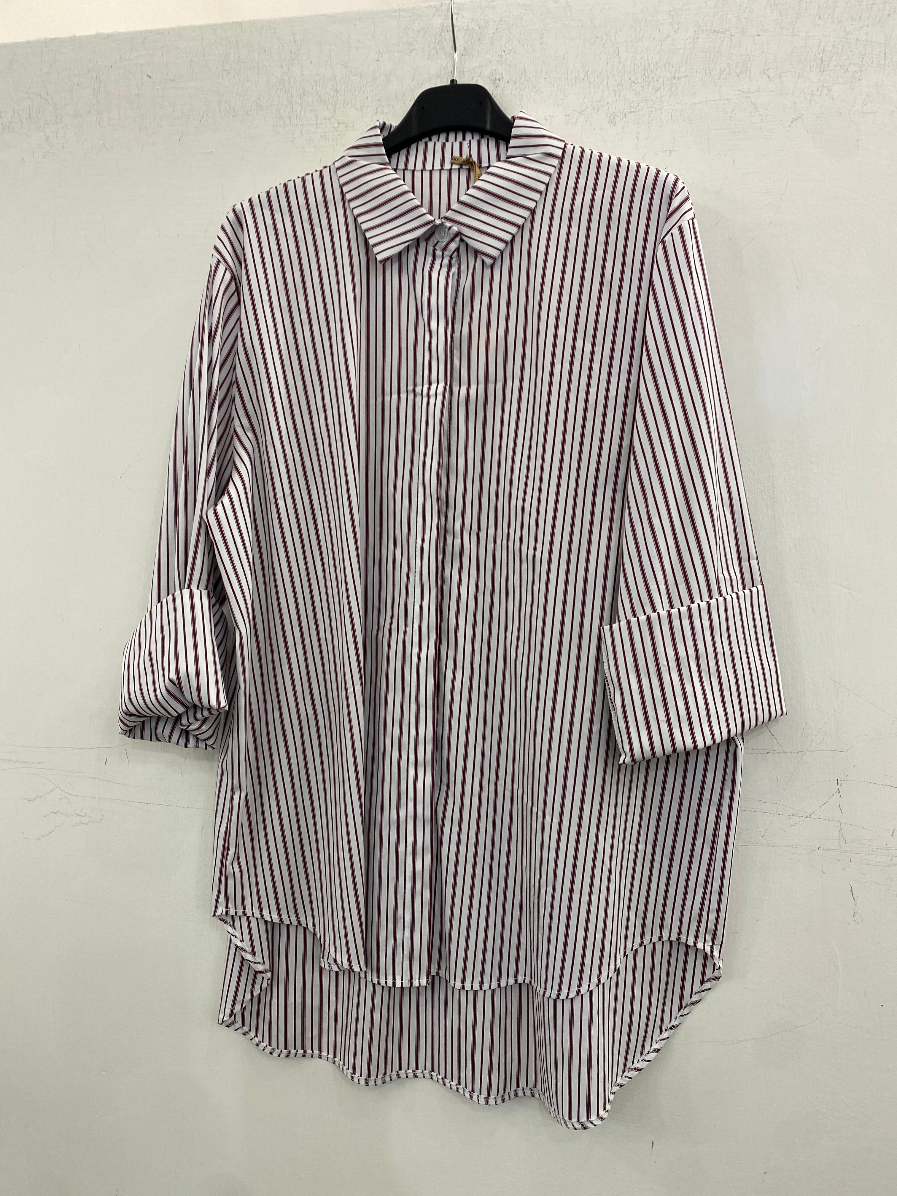 Camicia oversize a righe 50320