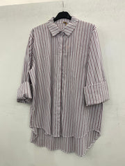 Camicia oversize a righe 50320