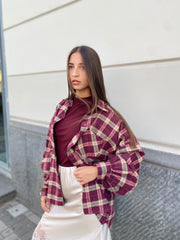 Camicia flanella oversize 24616