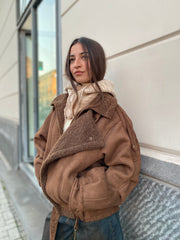 Montone con ecopelliccia 9337