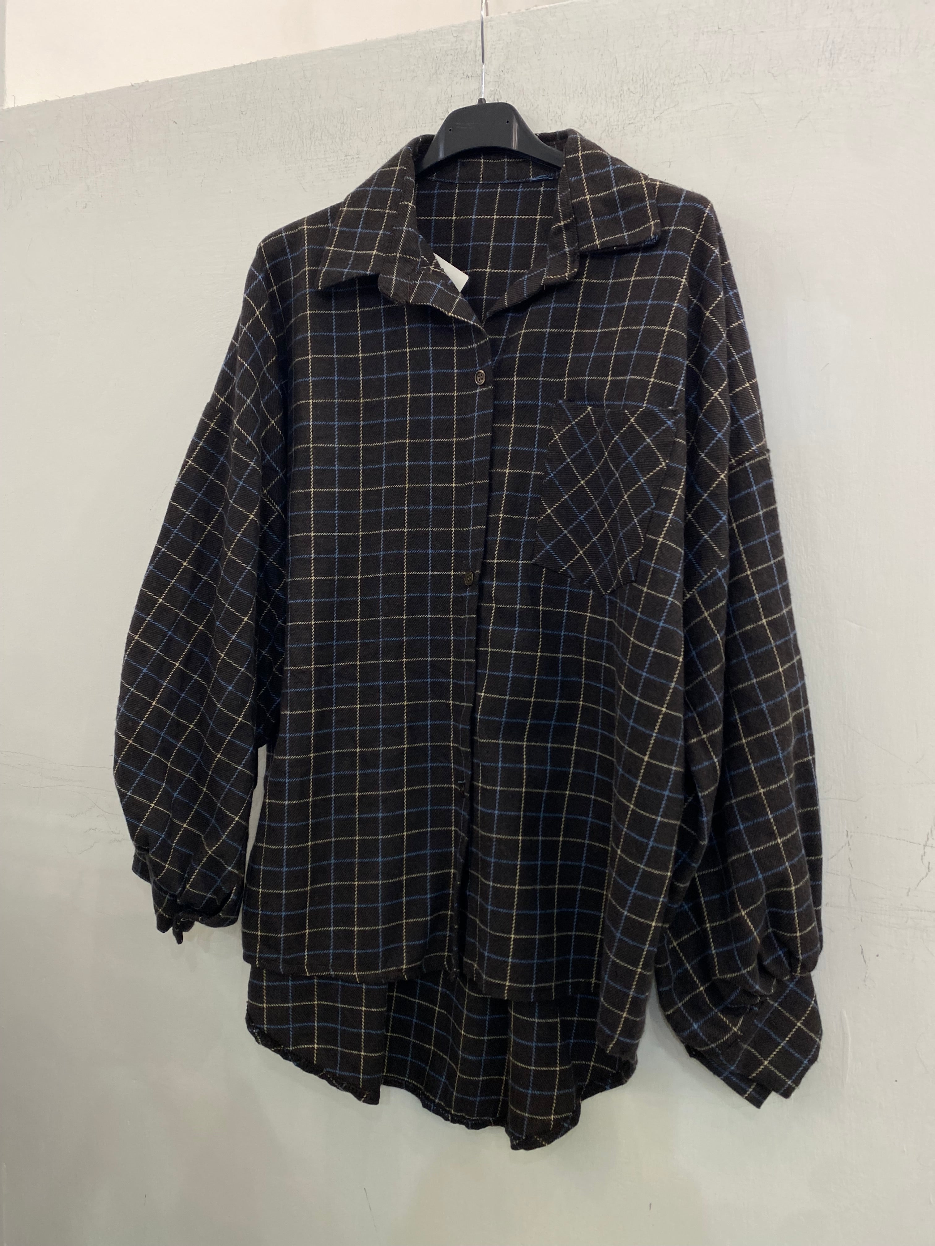 Camicia in flanella oversize 24616