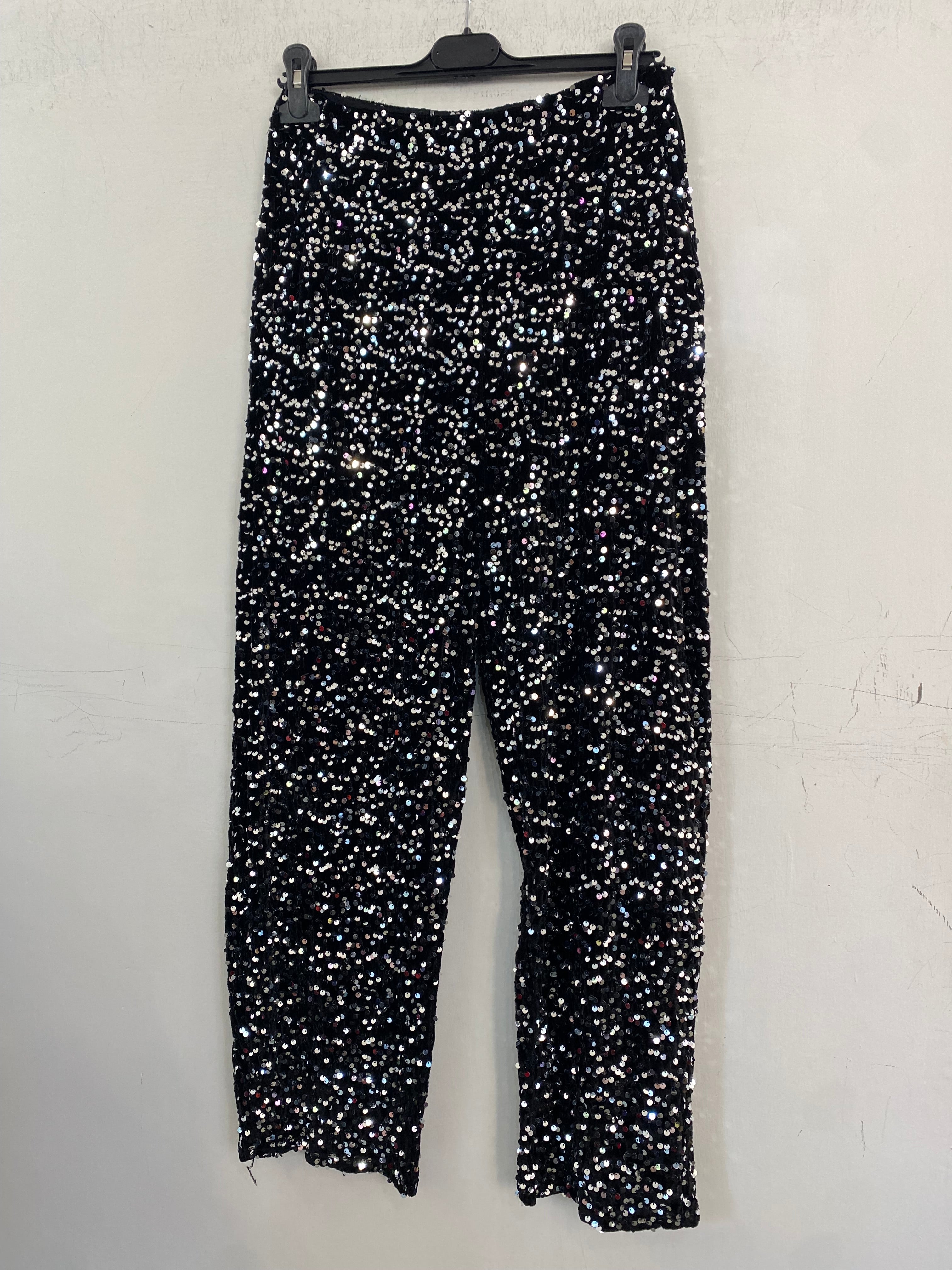 Pantalone balloon in paillettes 90510