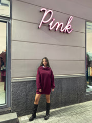 Maxi felpa oversize in neoprene 97085