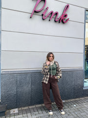 Camicia in flanella oversize 24616