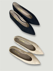 Flat basse in camoscio 5201