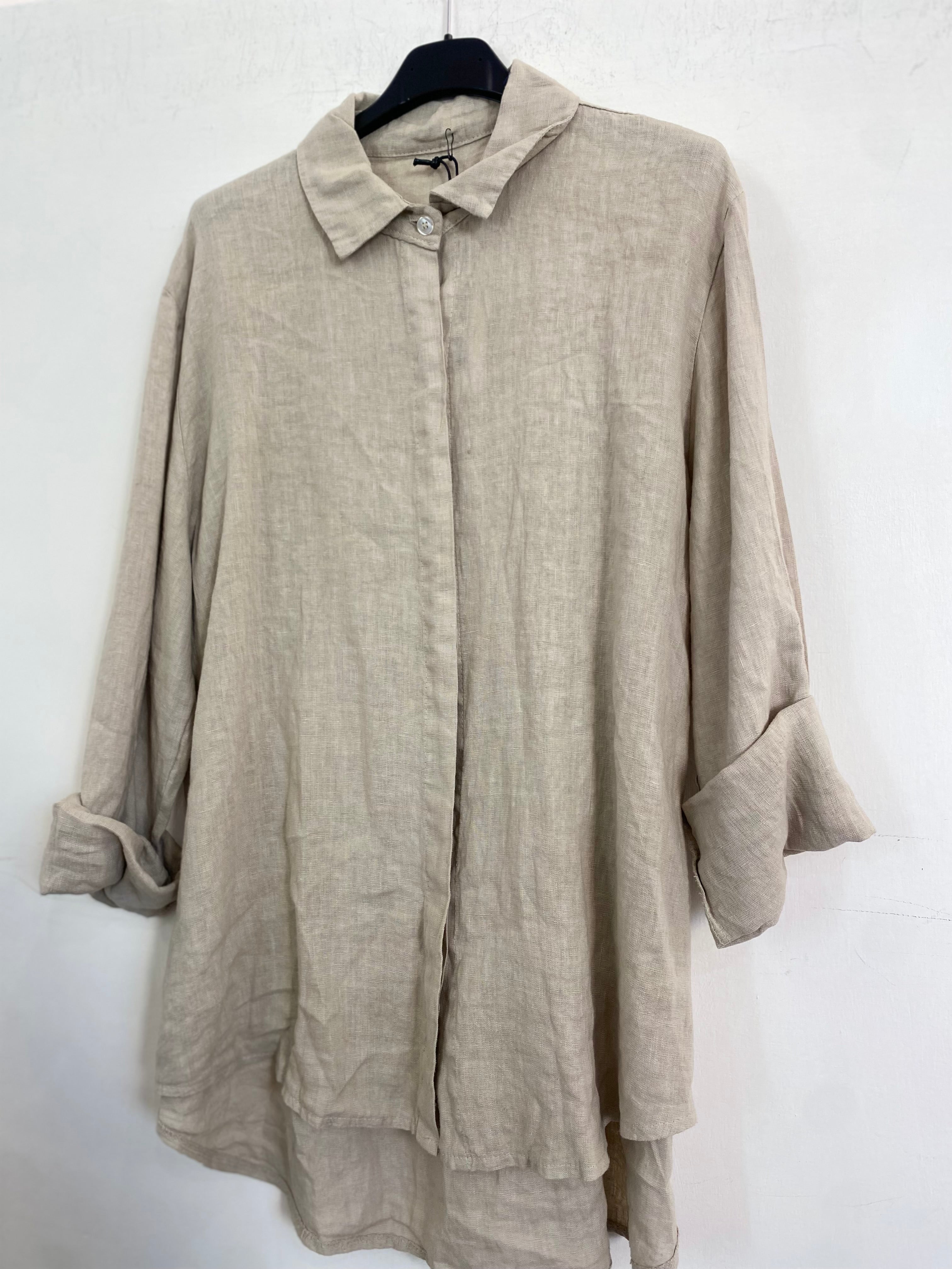 Camicia 100% lino (3 colori)