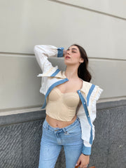 Camicia con merletto