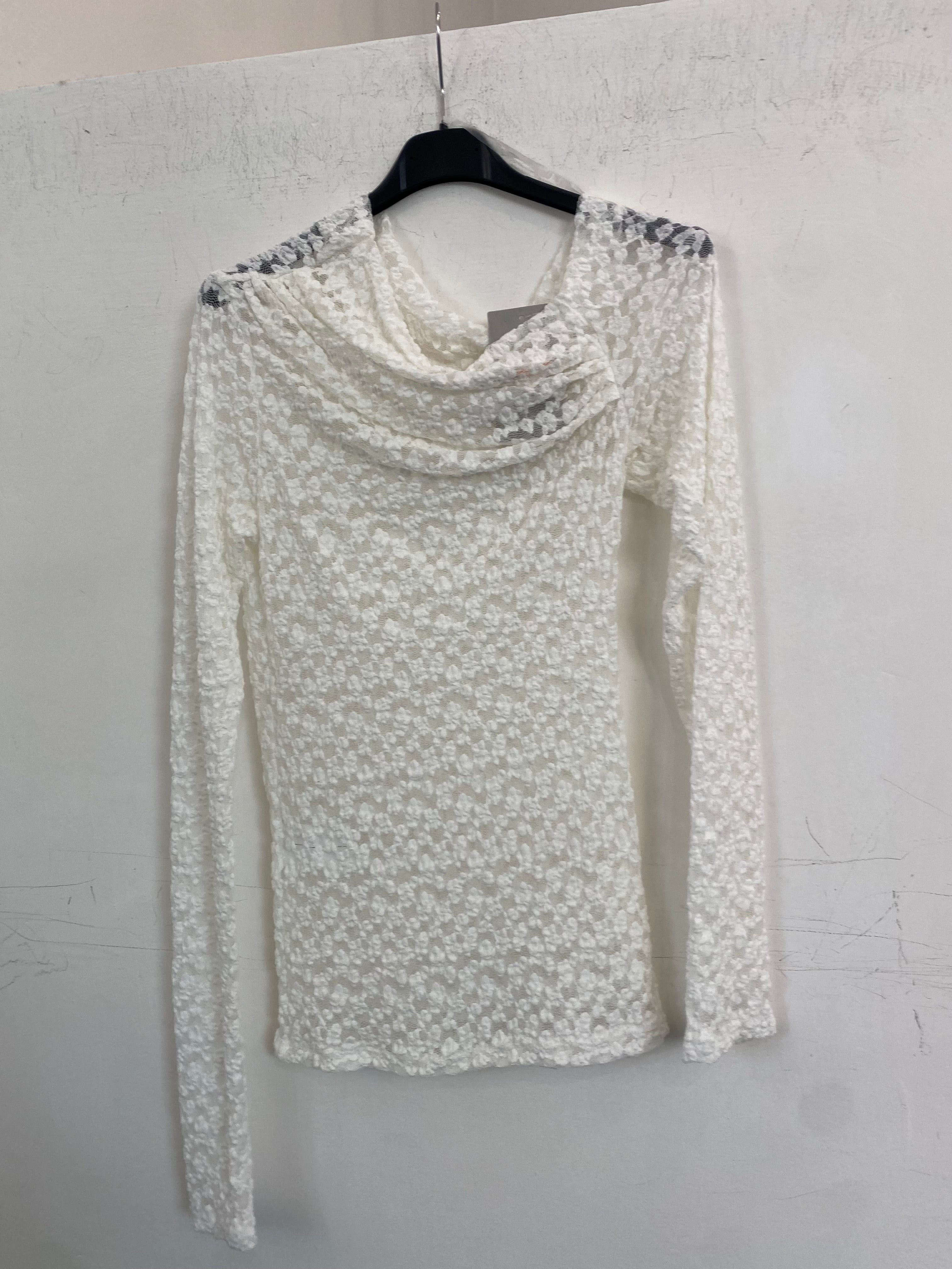 Maglia Kim in pizzo e ricami 135543