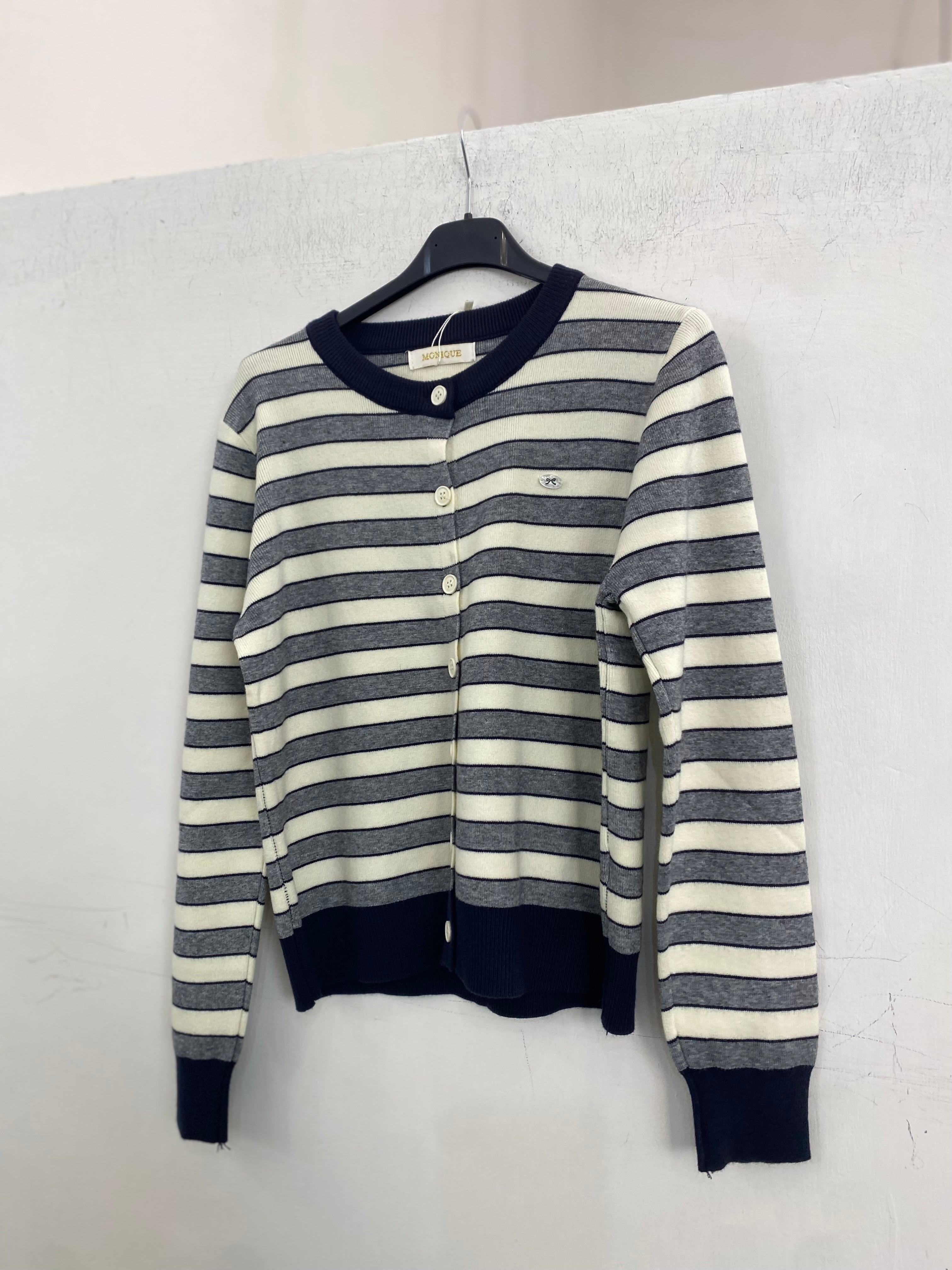 Cardigan a righe 1298