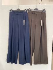 Pantalone palazzo con pence 6271