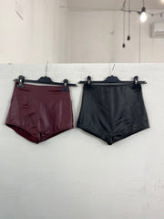 Culotte in ecopelle foderata 125551