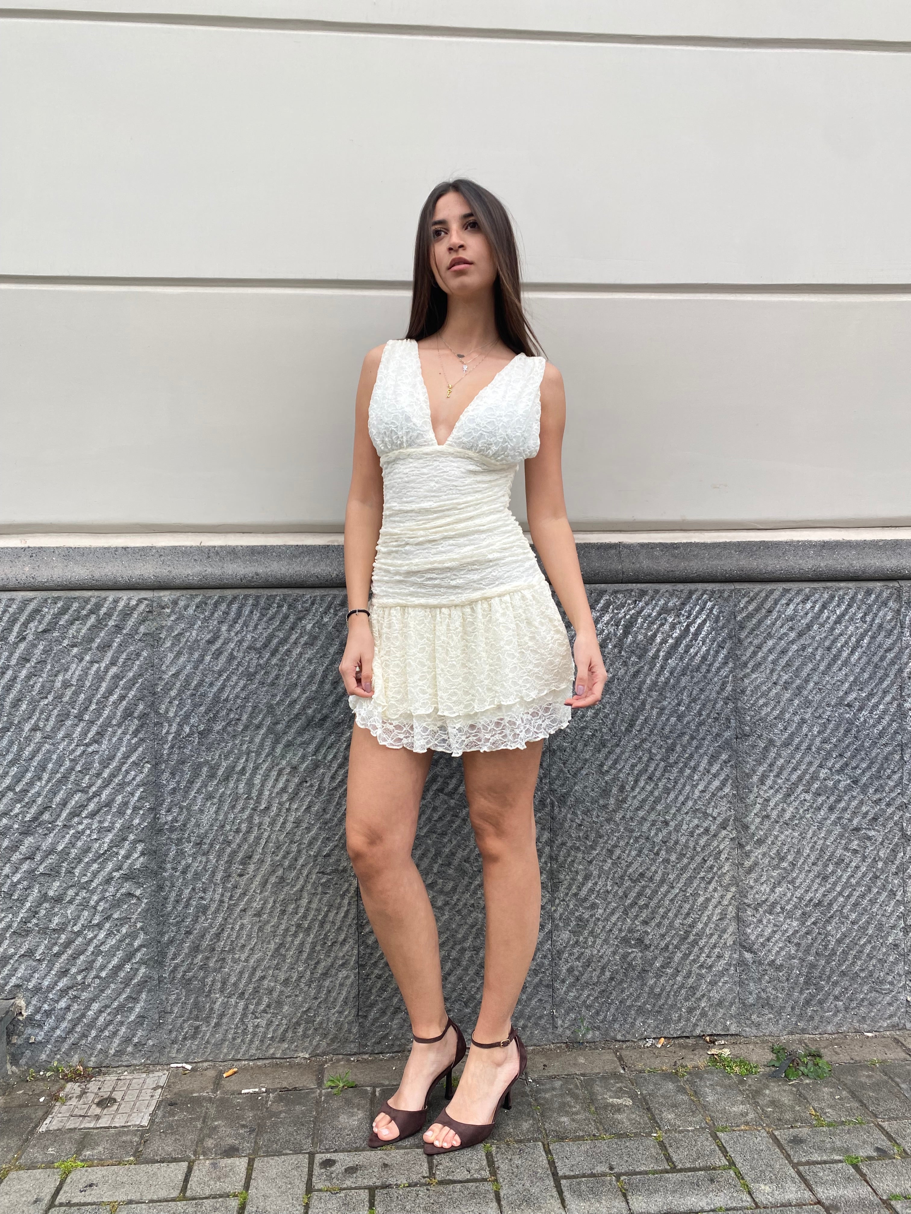 Abito drappeggiato 23570
