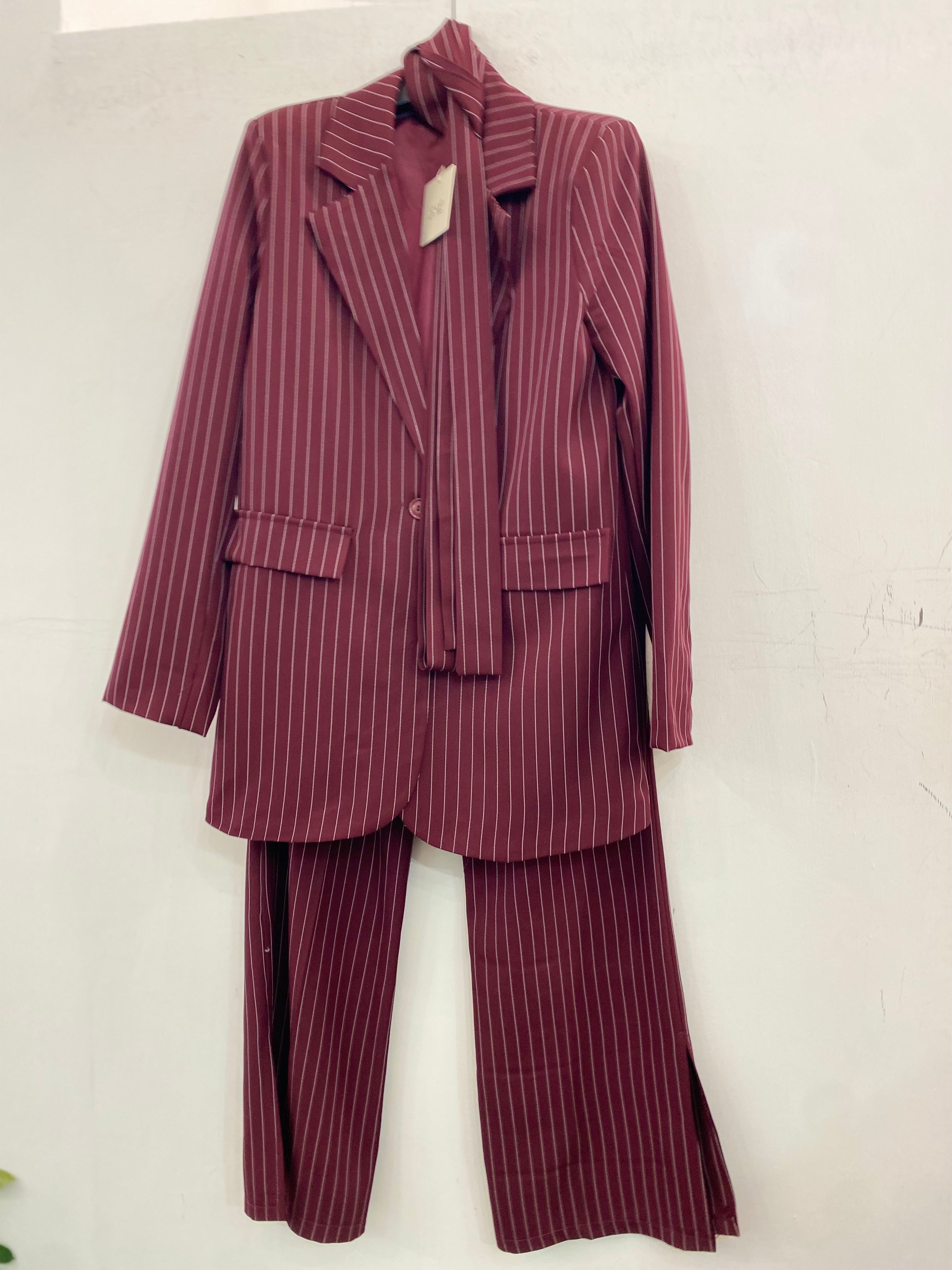 Tailleur gessato Britney 30575