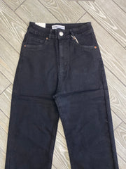 Jeans wide leg nero 316