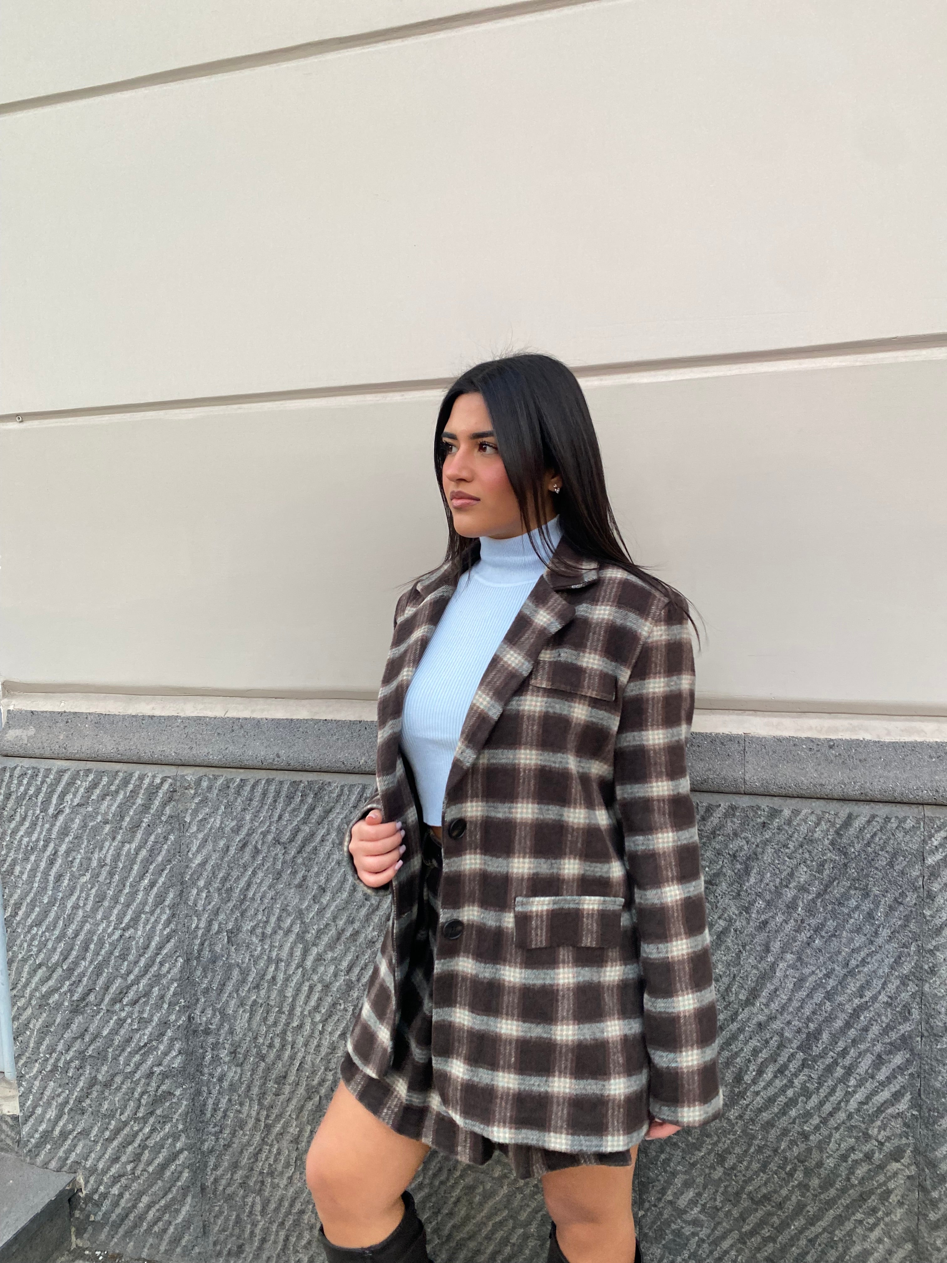 Blazer oversize in panno 25752