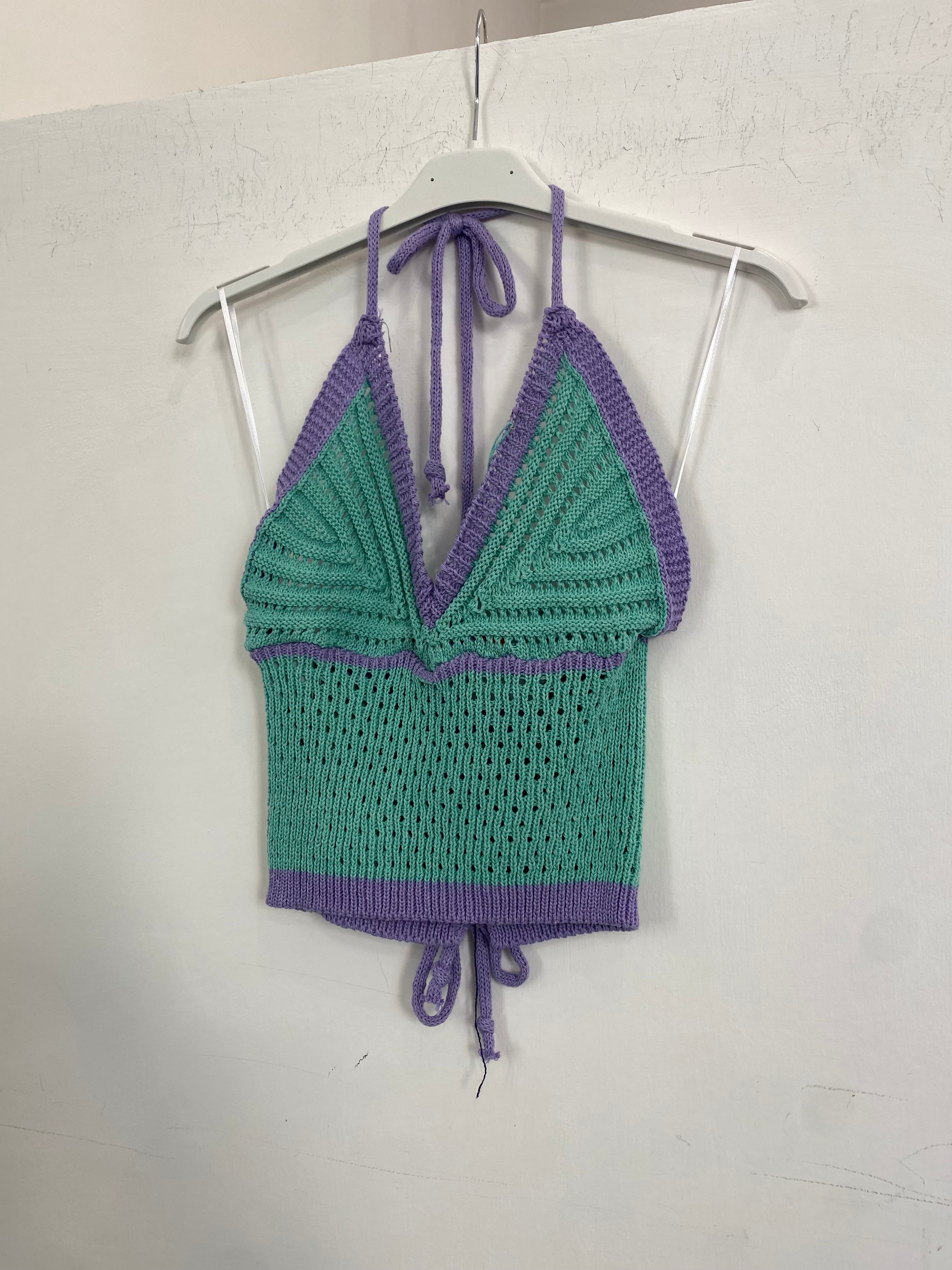 Top uncinetto (4 colori)