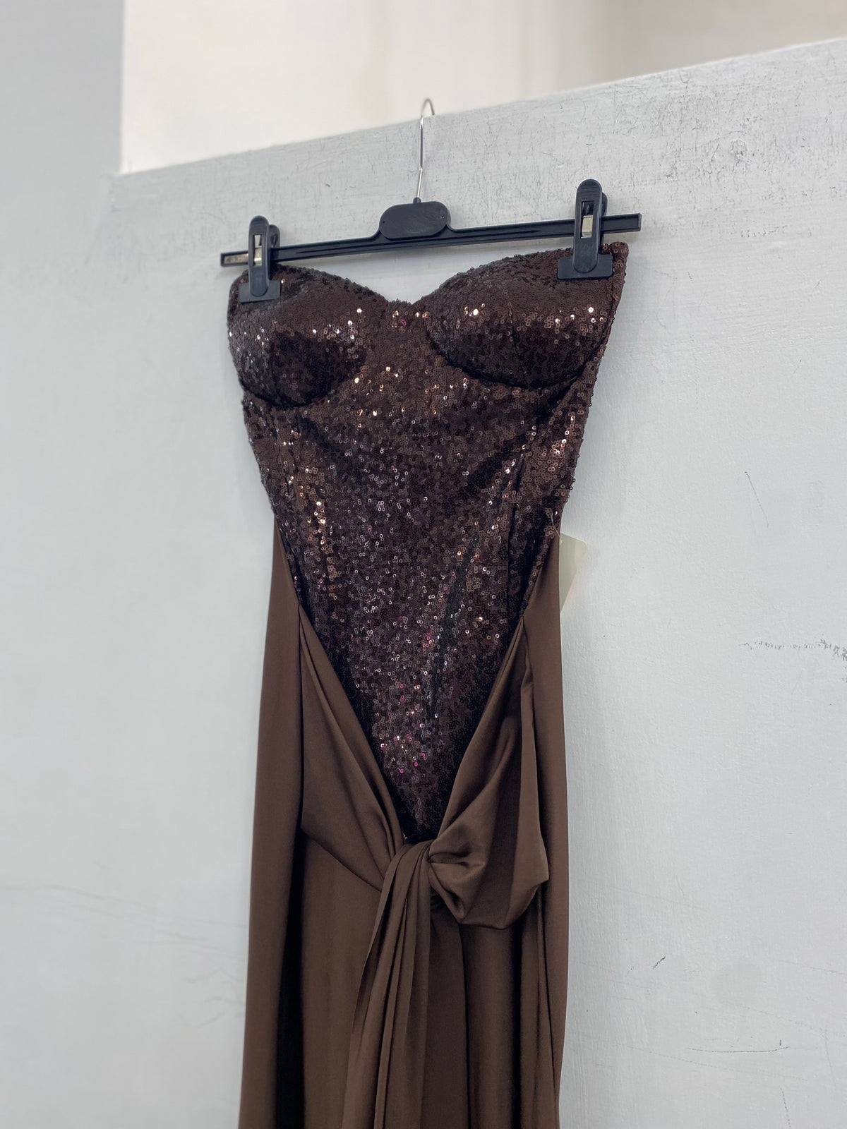 Long dress con paillettes 2035