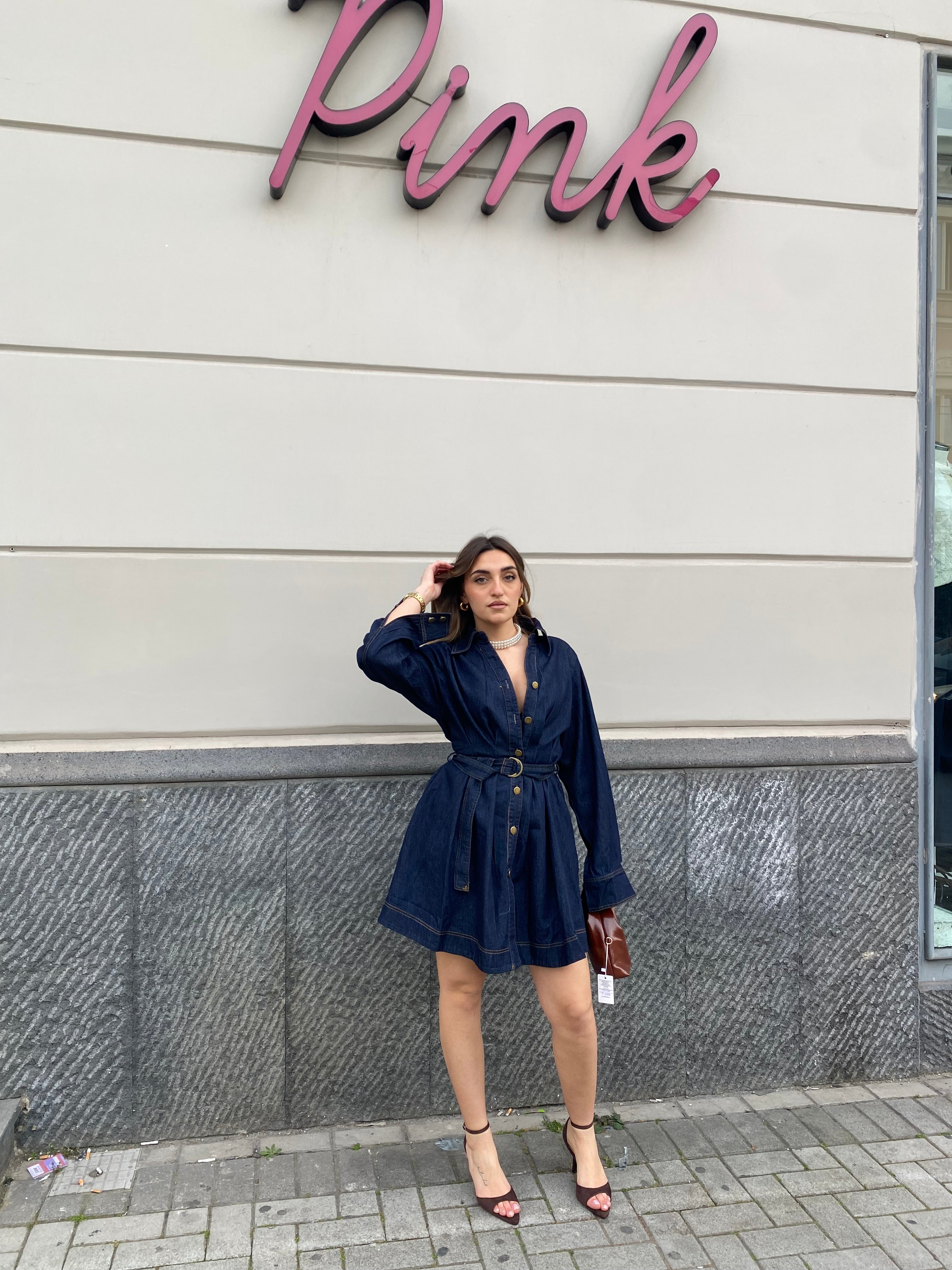 Abito in denim 19378