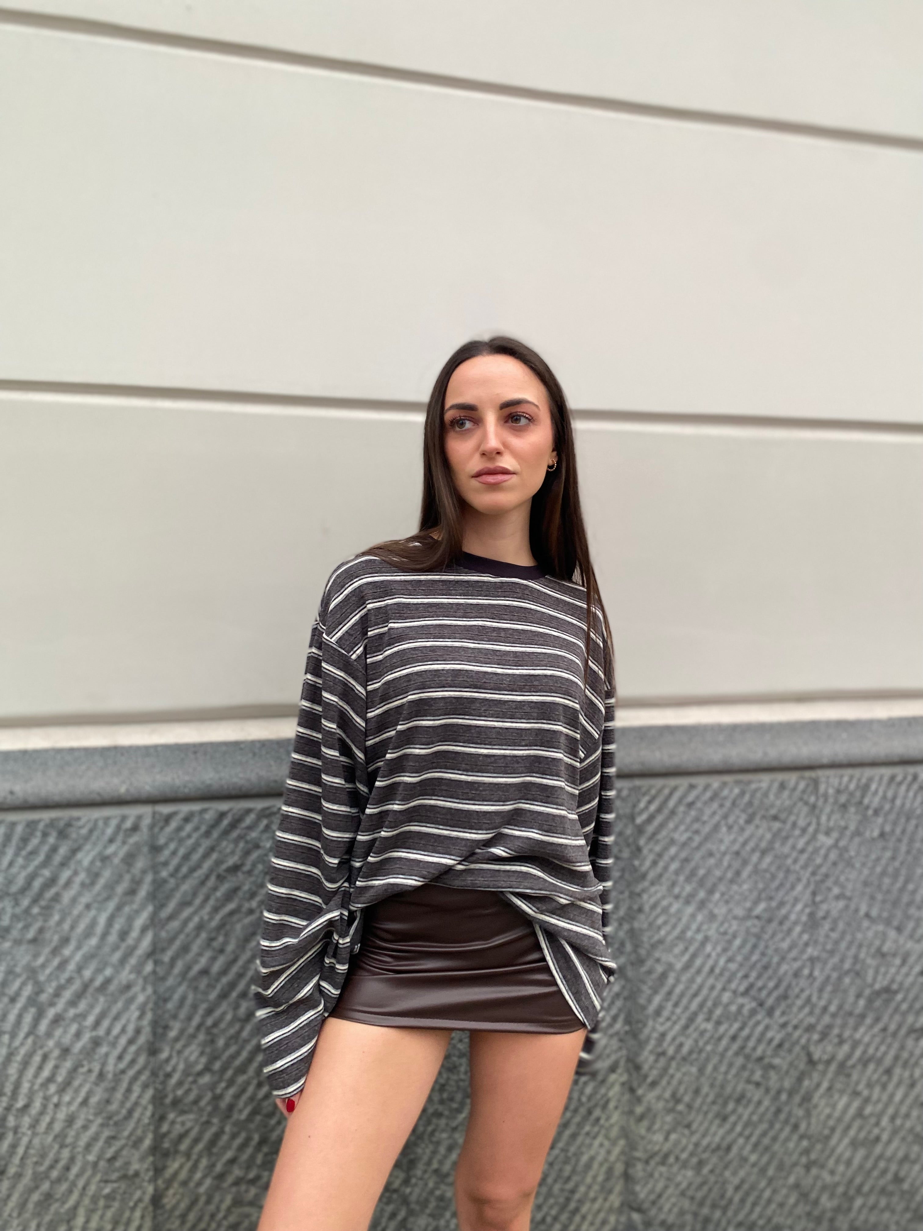 Maglia manica lunga e ampia 19313