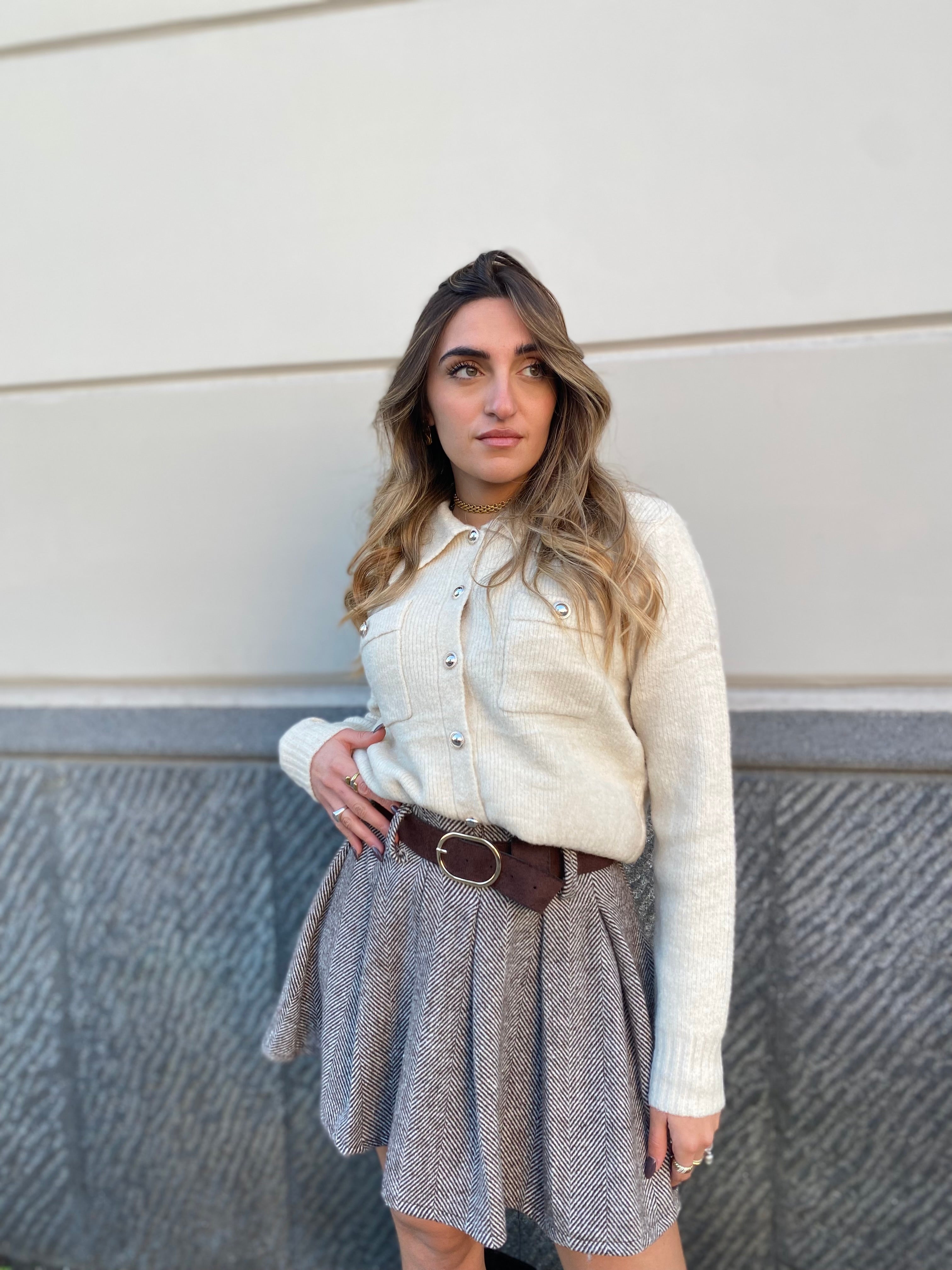 Cardigan in maglia 50319