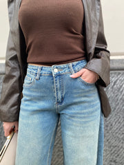 Jeans balloon sabbiato 2612