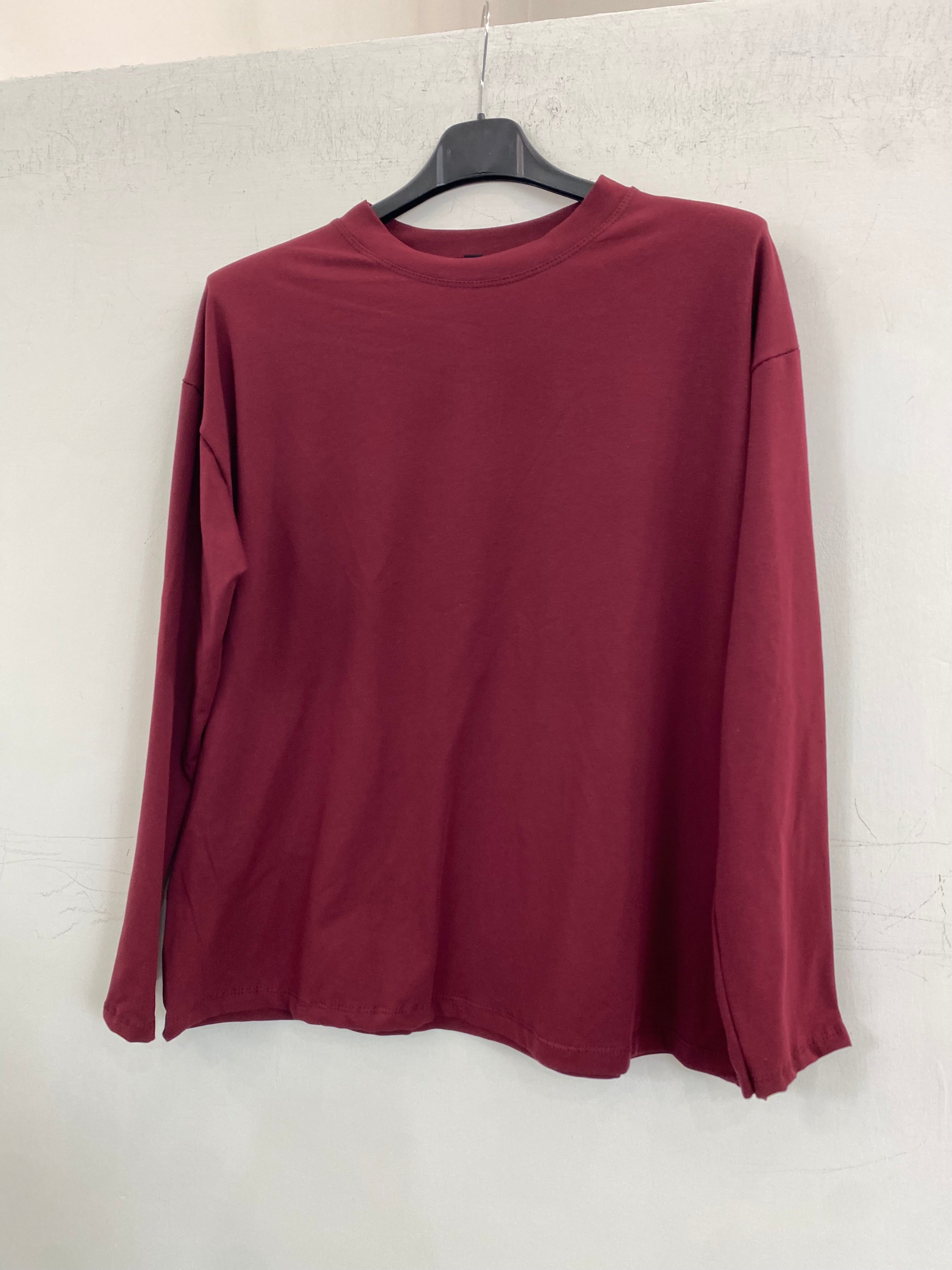 T-shirt manica lunga con spalline 5516