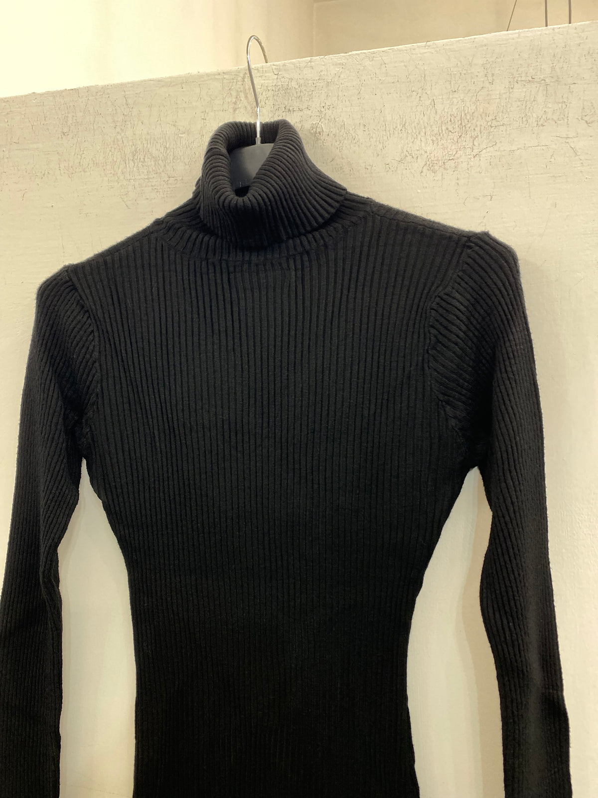 Abito di maglia a costine elasticizzato 2019