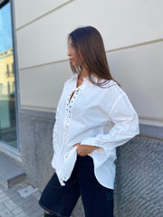 Camicione oversize con stringhe 19230