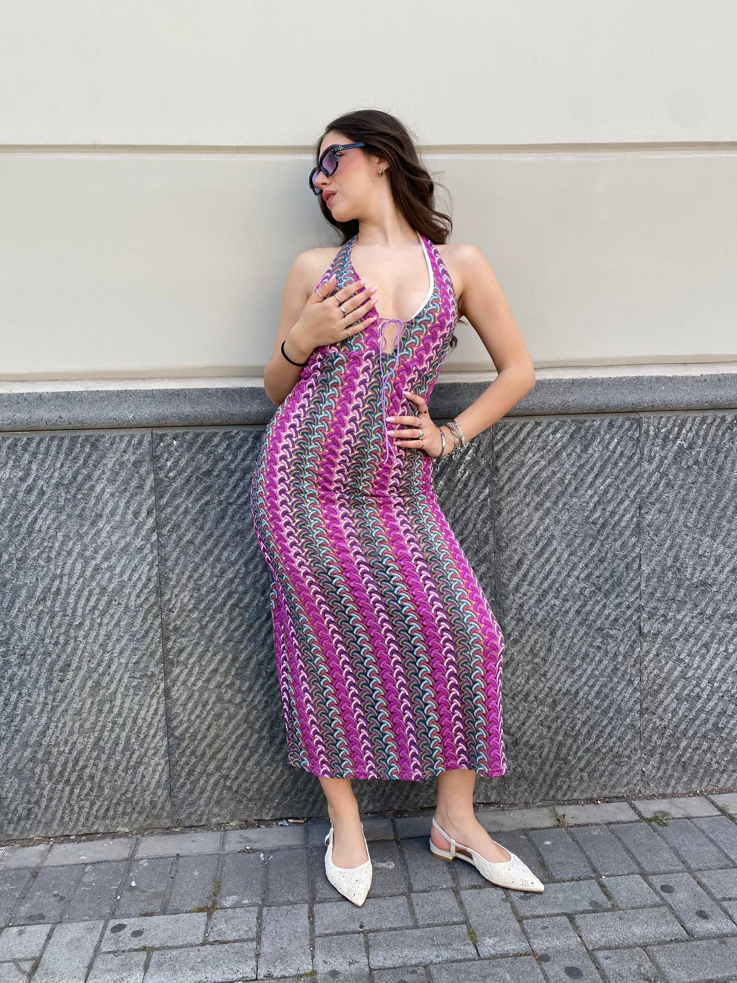 Abito ricamato 0351 (2 colori)