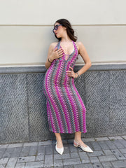 Abito ricamato 0351 (2 colori)