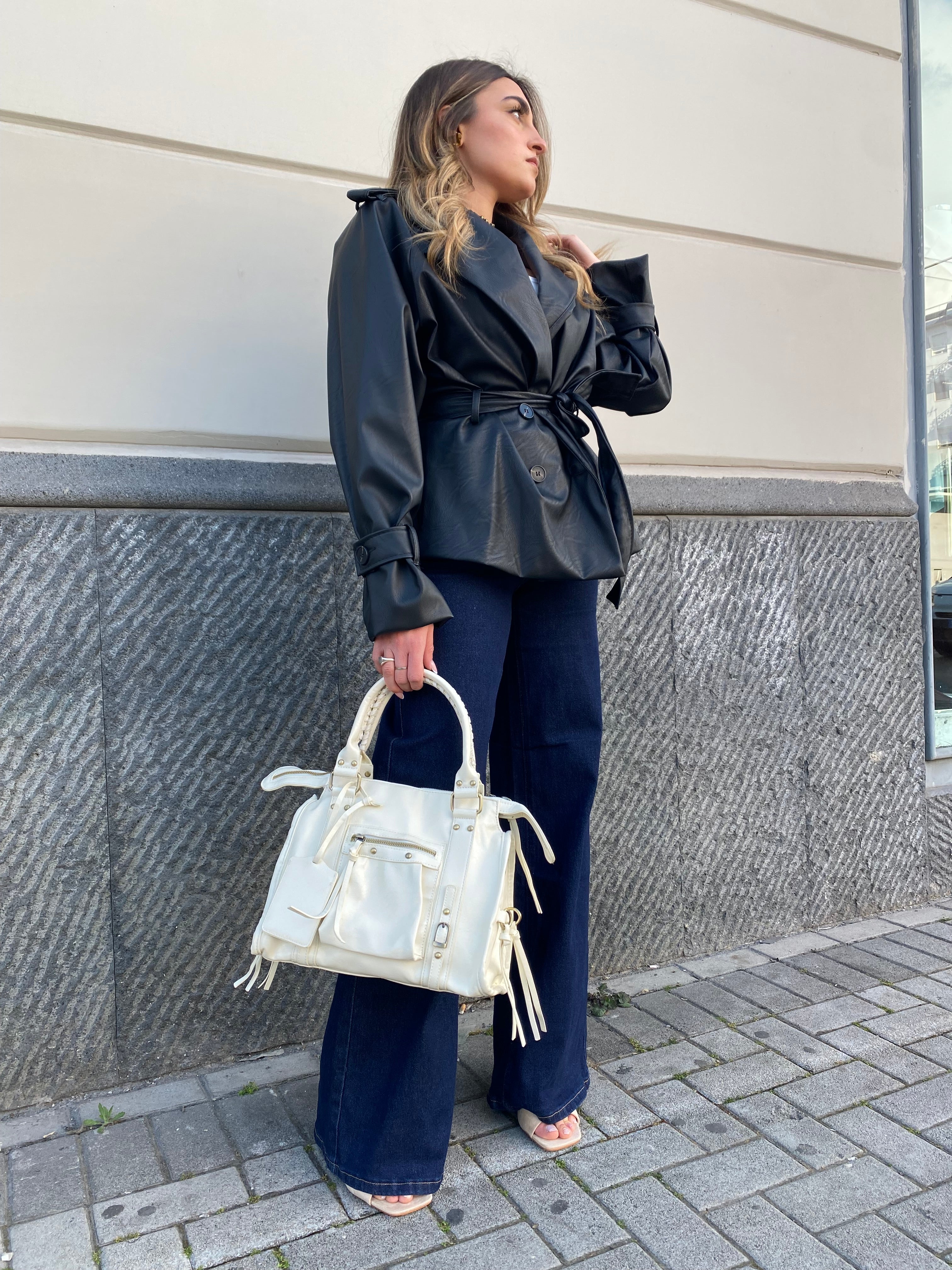 Trench in ecopelle 13365